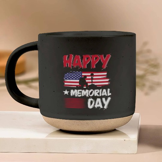 Memorial day Pottery Mugs