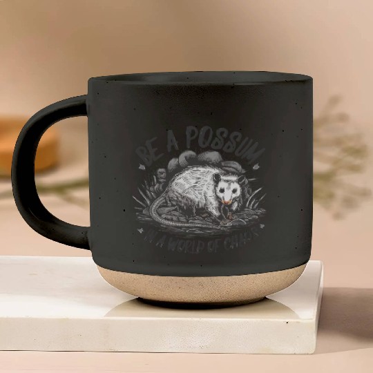 Be a Possum in a world of chaos Street Cats Squad Pottery Mugs