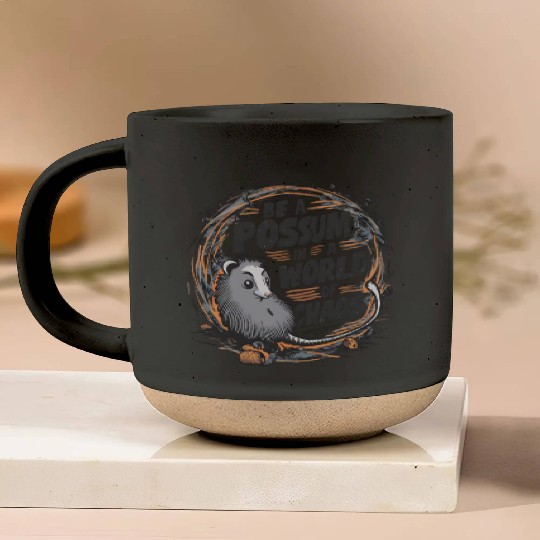 Be a Possum in a world of chaos Street Cats Squad Pottery Mugs