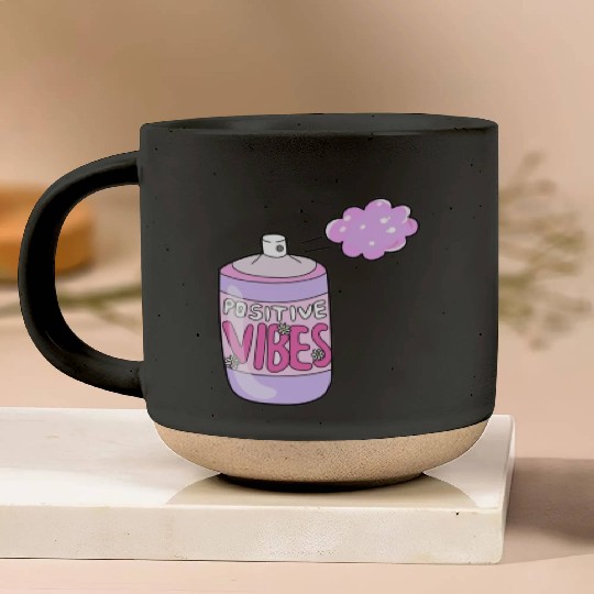 stay positive,stay cool Pottery Mugs