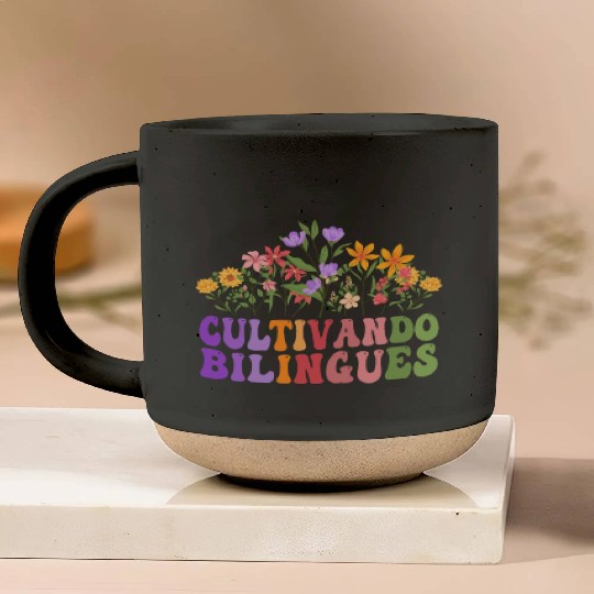 Cultivando Bilingües Spanish Teacher Pottery Mugs