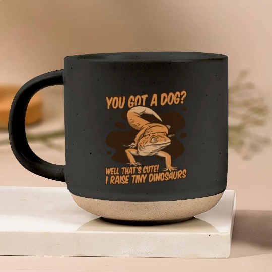 I Raise Tiny Dinosaurs Lizard Gekkota Crested Pottery Mugs