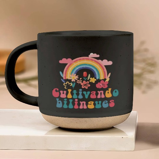 Cultivando Bilingües Spanish Teacher Pottery Mugs
