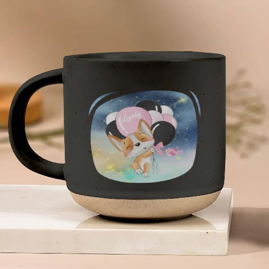 Fox Flying To Space Using Balloon Pottery Mugs