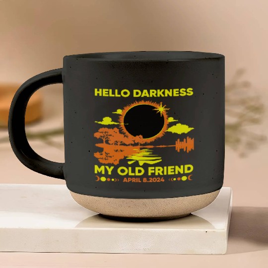 Hello Darkness My Old Friend - April 8th 2024 Pottery Mugs