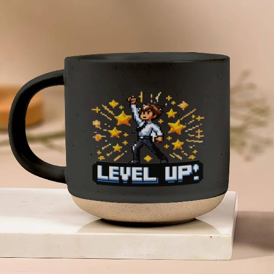 Game On: Triumphant Ascension - Level Up Pottery Mugs