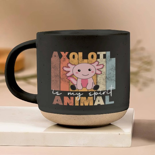 Axolotl Is My Spirit Animal - Sweet Axolotl Pottery Mugs
