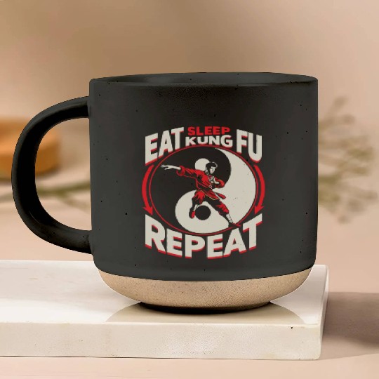 Kung Fu Chinese Kung Fu Asian Kung Fu Self defense Pottery Mugs