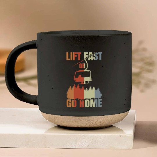 Snowboarding Joke Pottery Mugs