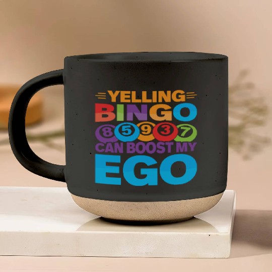 Funny Bingo Caller Pottery Mugs