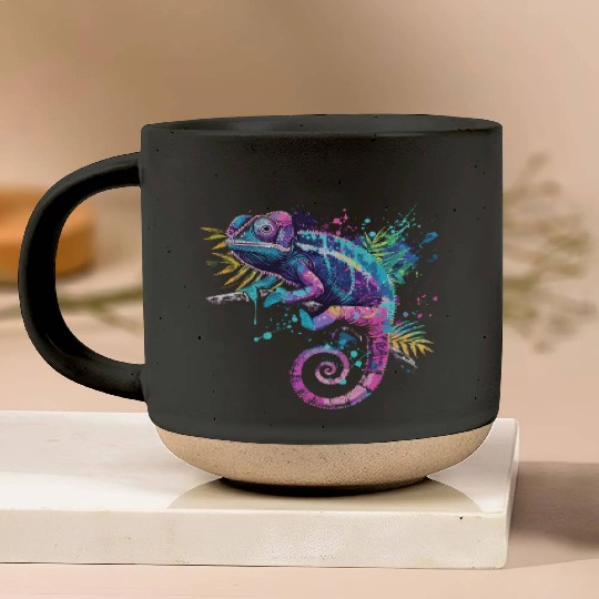 Chameleonaire A Rich Lizard for Lizard Pet Lover Pottery Mugs