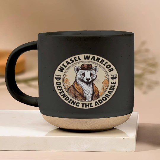 Weasel Warrior Pottery Mugs
