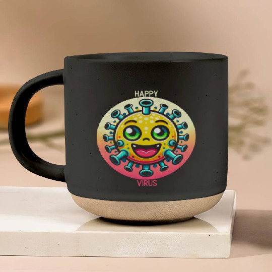 Joyful Virus Delight Pottery Mugs