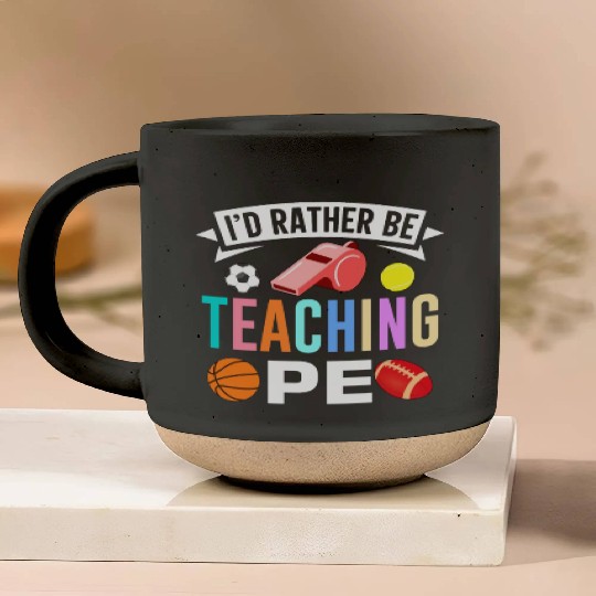 Inspiring Physical Education Teacher Design for PE Pottery Mugs