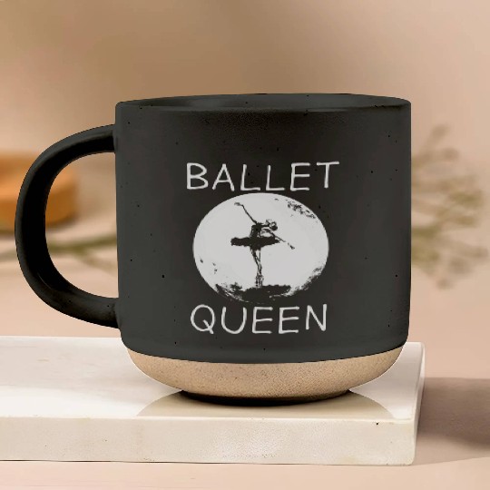 Elegant Ballet Dancer Graceful Moves Pottery Mugs