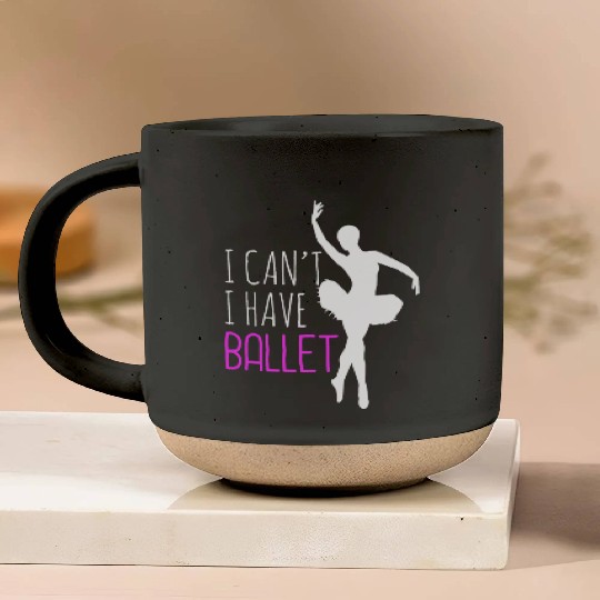 Elegant Ballet Dancer Graceful Moves Pottery Mugs