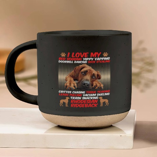 Ridgeback Owner I LOVE MY RHODESIAN RIDGEBACK Pottery Mugs
