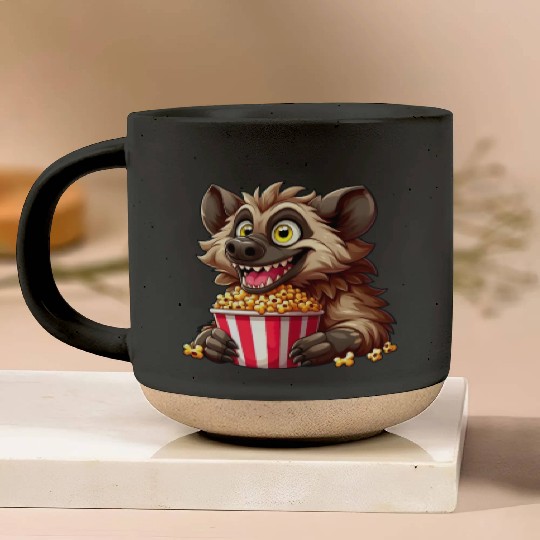 Hyena Predator Popcorn Cinema Night Pottery Mugs