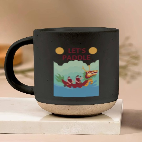 Lets paddle! Celebrate Dragon Boat Festival 2024 Pottery Mugs