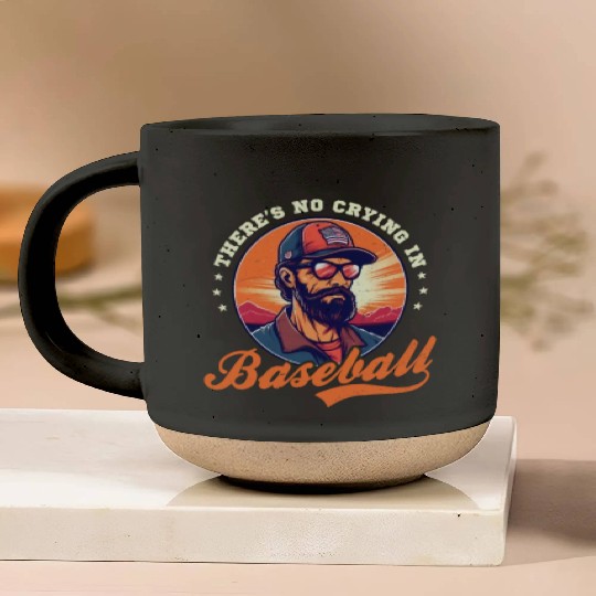 4th Of July Baseball Coach No Crying In Baseball Pottery Mugs