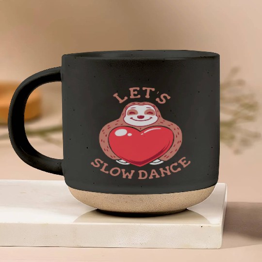 Romantic Vibes: 'Let's Slow Dance' Pottery Mugs