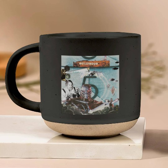 lights camera hollywood Pottery Mugs