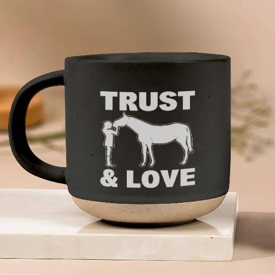 Equestrian Sports Horse Rider Pottery Mugs
