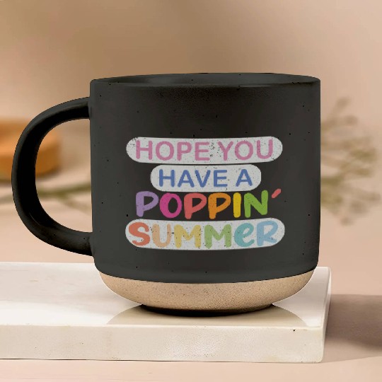 poppin into summer Bye Bye School Pottery Mugs