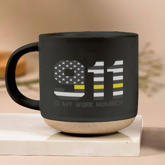 911 Is My Work Number Dispatcher Funny Dispatch911 Pottery Mugs