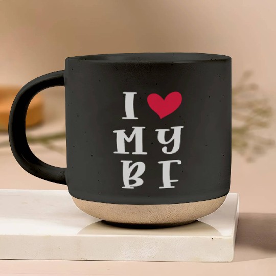 I Love My Boyfriend, Romantic Gift Pottery Mugs