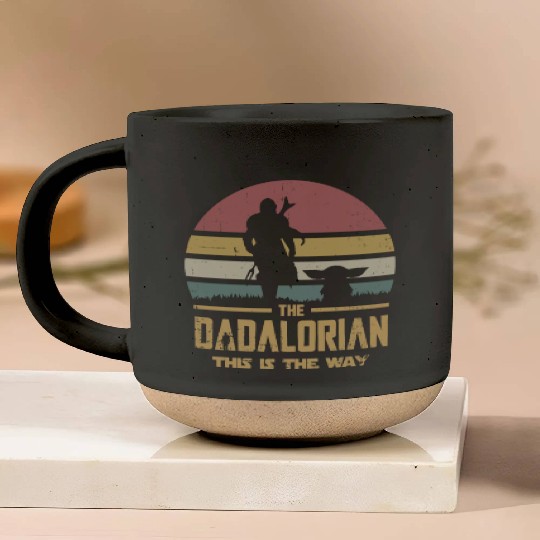 The Dadalorian And Son vintage Pottery Mugs