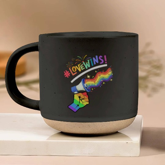Love is Lov | Pride Month | Love Wins Pottery Mugs