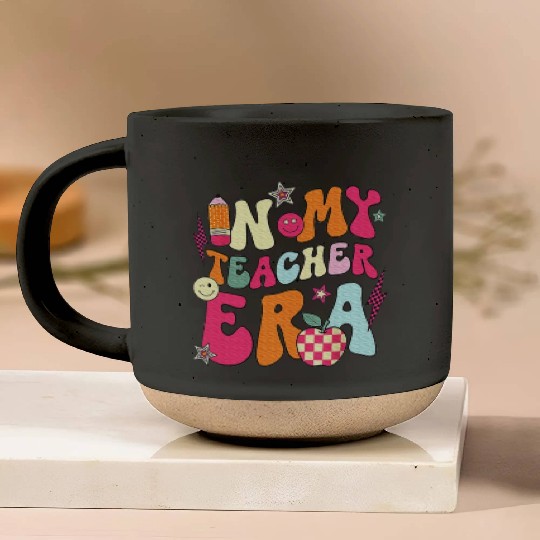 In My Teacher Era Teacher Pottery Mugs