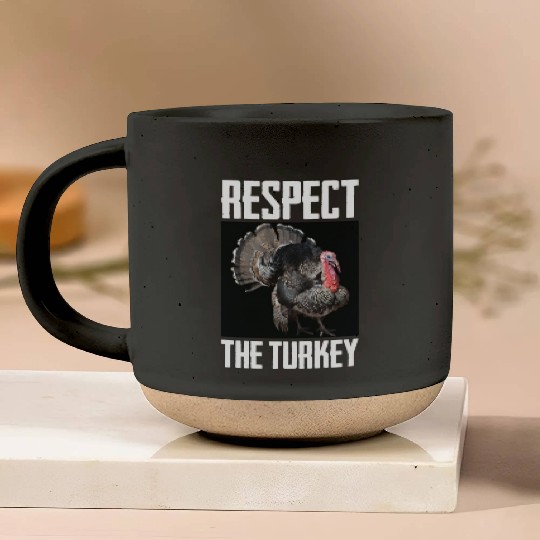 Respect The Turkey Bird Photo Funny Animal Lover Pottery Mugs