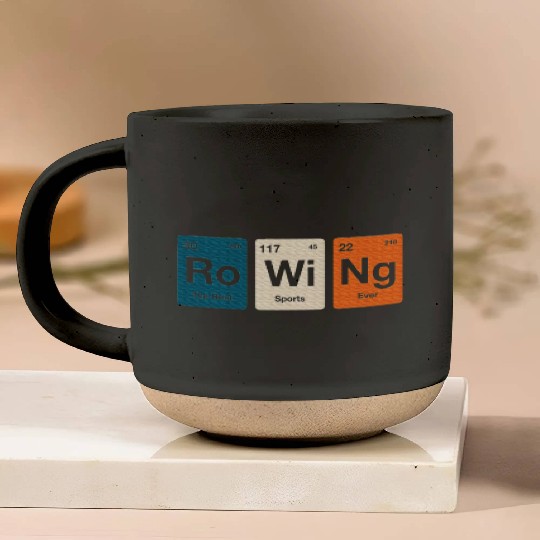 Rowing Periodic Table Elements Pottery Mugs