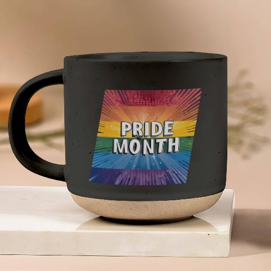 LGBTQ Pride Month Pottery Mugs