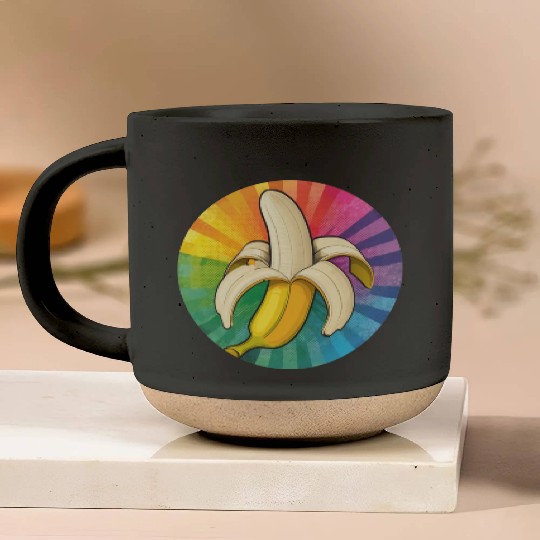 LGBTQ Banana Pottery Mugs