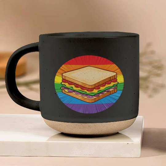 LGBTQ Sandwich Pottery Mugs