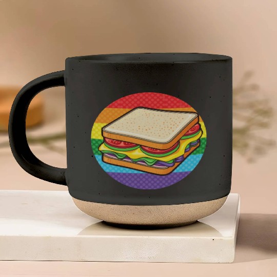 LGBTQ Sandwich Pottery Mugs