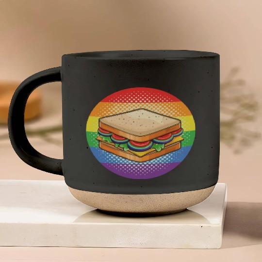 LGBTQ Sandwich Pottery Mugs