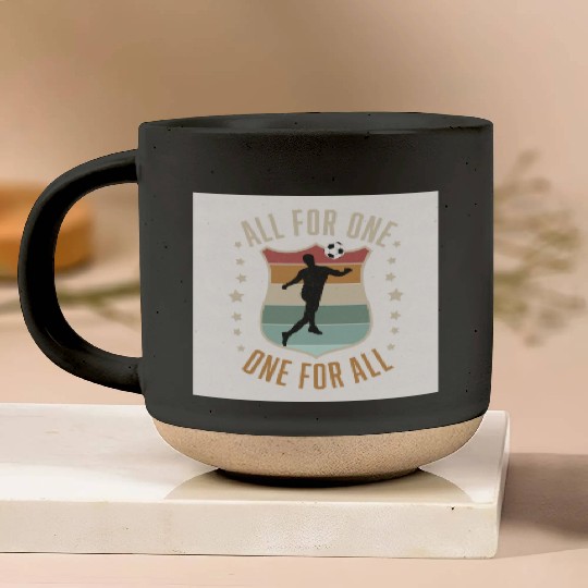 Soccer Team Spirit Pottery Mugs