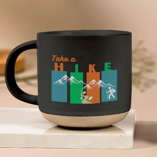 Take a hike Pottery Mugs