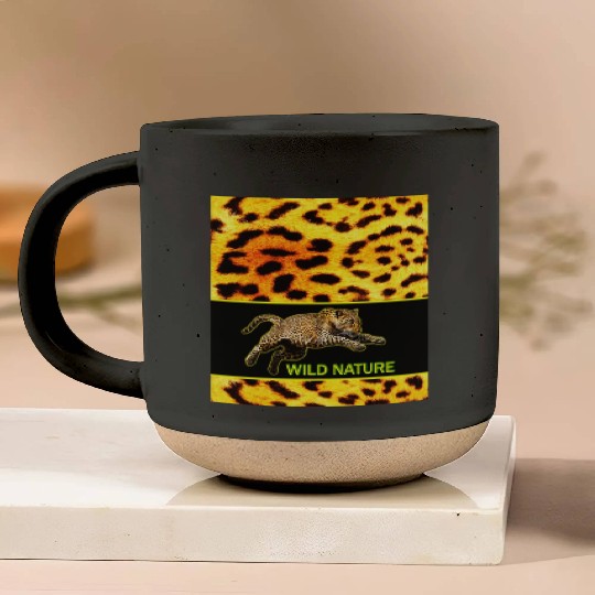 WILD NATURE - LEOPARD design collection Pottery Mugs