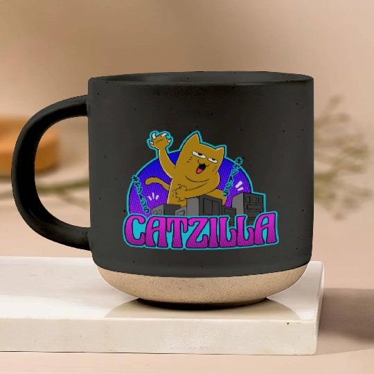 catzilla Pottery Mugs