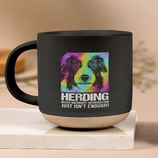 Dog Humor Pet Puppy Owner Funny Border Collie Pottery Mugs