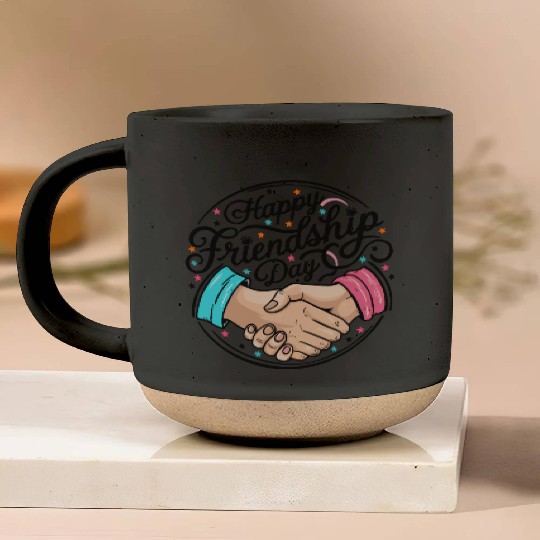 Ideal Friendship Day Gifts: Spread Joy & Happiness Pottery Mugs