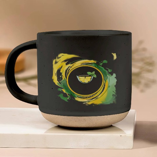 Lemonade in a Glass Pottery Mugs