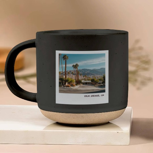 Mono Enterprises "Travels" Palm Springs #3 Pottery Mugs