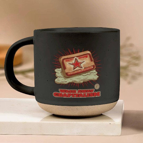 Wash Away Crapitalism with Communist Soap Pottery Mugs