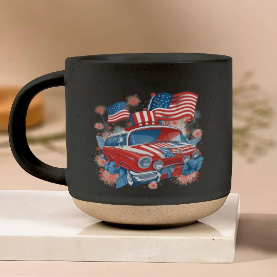Land of the Free Pottery Mugs